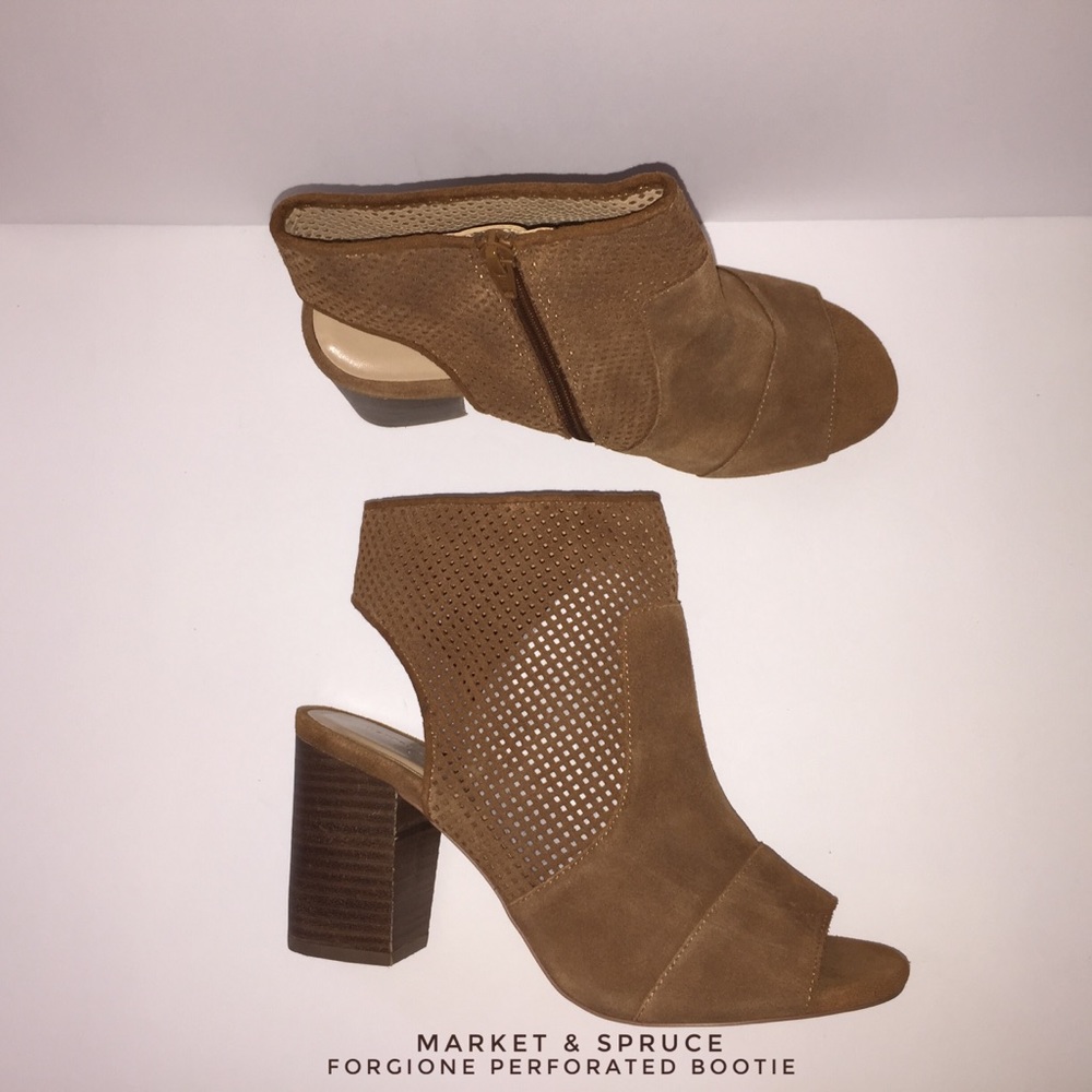 Market & Spruce - Forgione Perforated Peep Toe